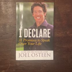 JOEL OSTEEN - I Declare: 31 Promises to Speak Over Your Life (Lightly Used)