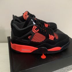 Jordan 4 Retro Red/black Thunders Size 9
