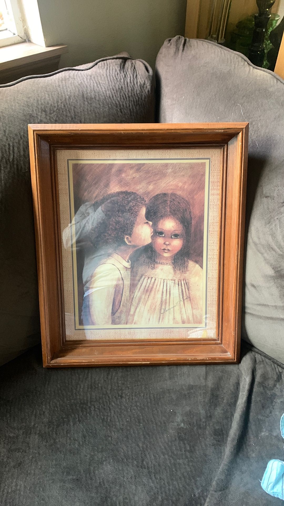 MARGARET KANE Vintage 1960-70 A First Kiss Ethnic Little Kiss