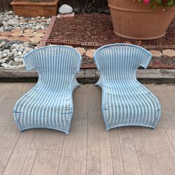 Cute Outdoor Kids Chairs $20 for Both 