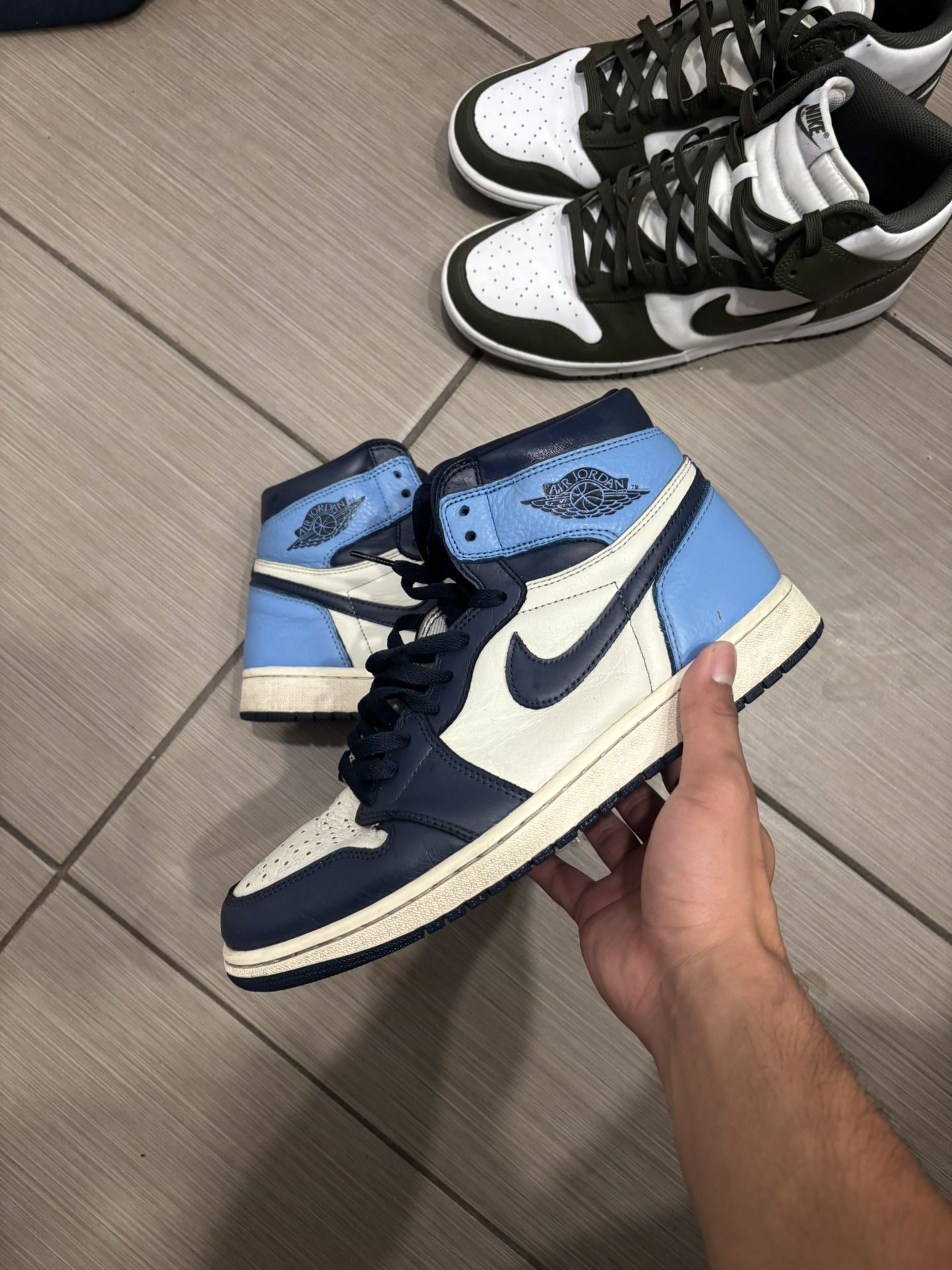 Jordan Obsedian 1’s 