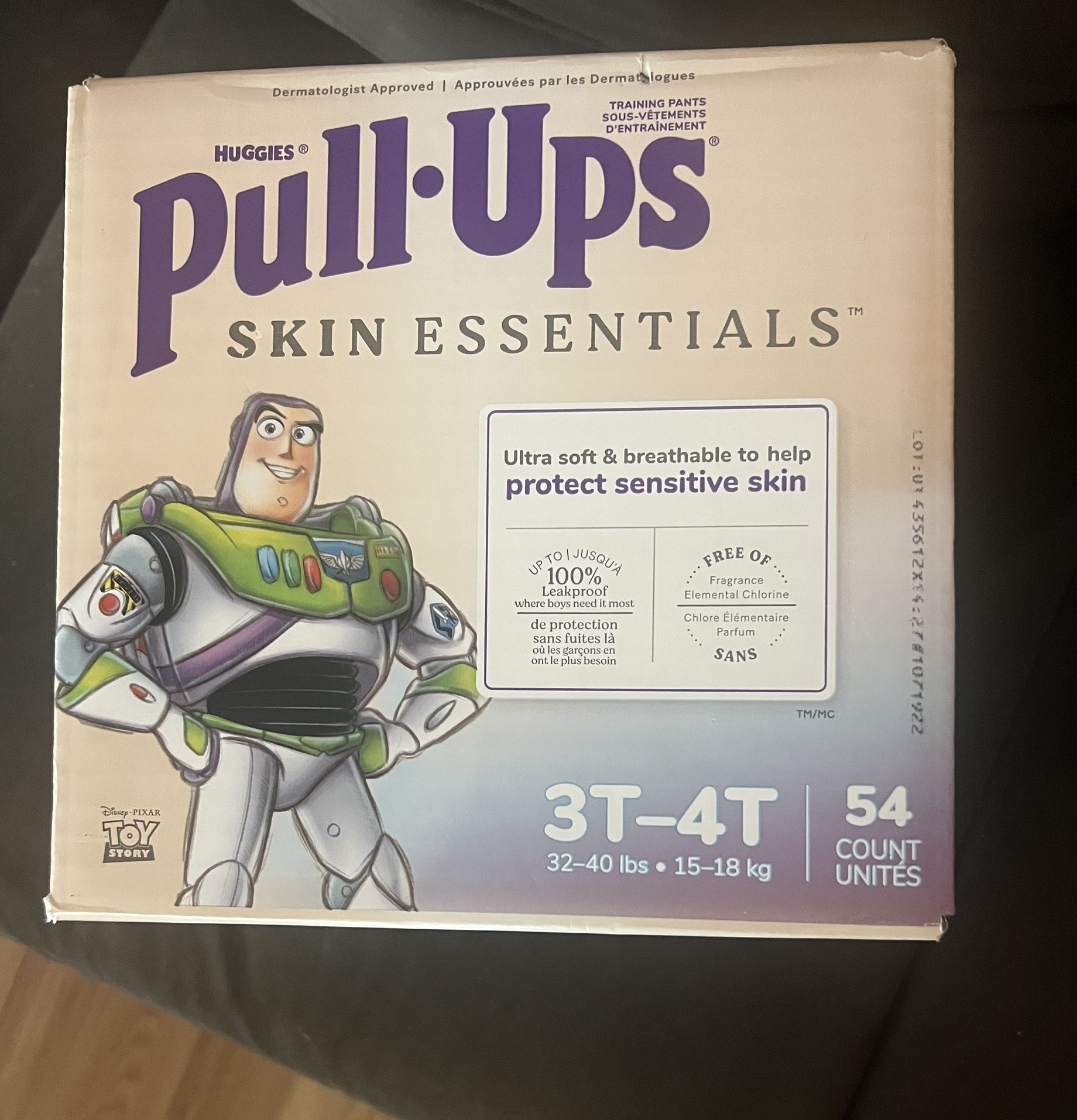Huggies Pull Ups Skin Essentials Size 3T-4T