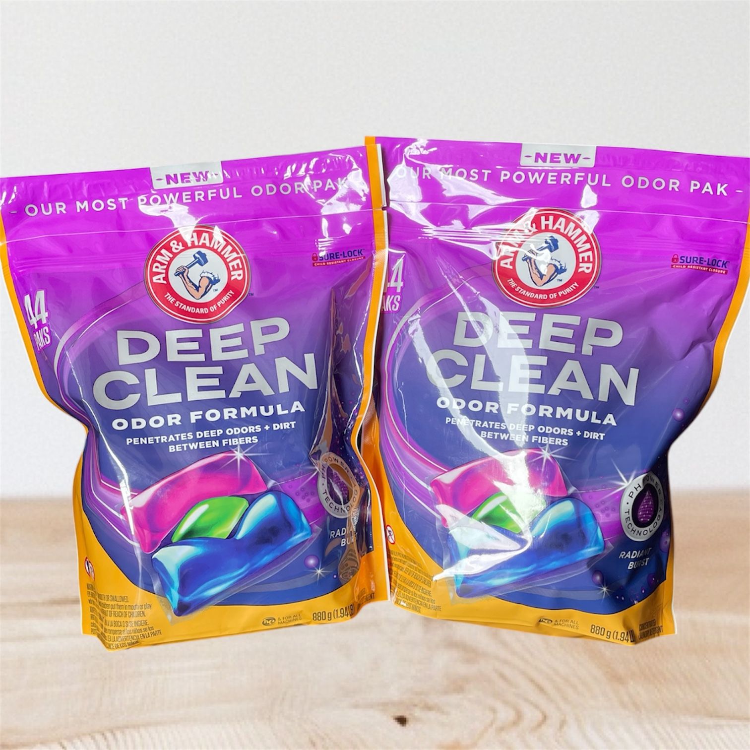 Arm & Hammer Deep Clean Laundry Detergent Power Paks