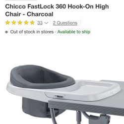 Chicco 360 Hook On High Chair 