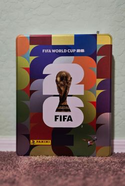 Panini 2026 FIFA World Cup Collectors Empty Tin W/ Soft Cover Album No Stickers