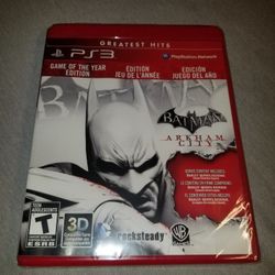 Batman Arkham City  G of the Y E Ps3 NEW