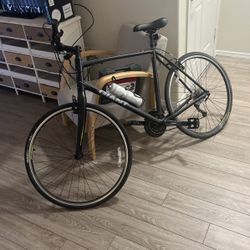 Black Bike With Gears