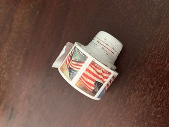 roll of stamps