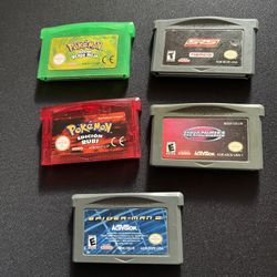 Gameboy Advance Games Bundle / Pokemon Games 