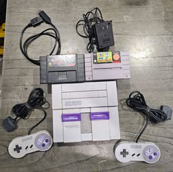 $150 - Super Nintendo Console SNES System with HDMI Adapter, killer Instinct and tiny toons game