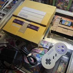Super Nintendo With Mario