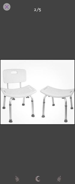 Shower Chair With Removable Back