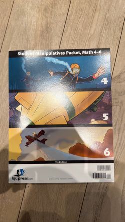 BJU Press Math 4-6 Student Manipulatives Packet