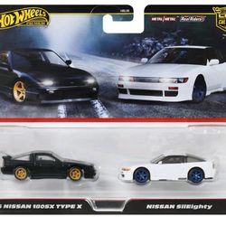Hot Wheels Premium Car Culture Nissan 180sx Type X & Nissan SilEighty Twin Pack