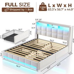 Base De Cama Semi Nueva 