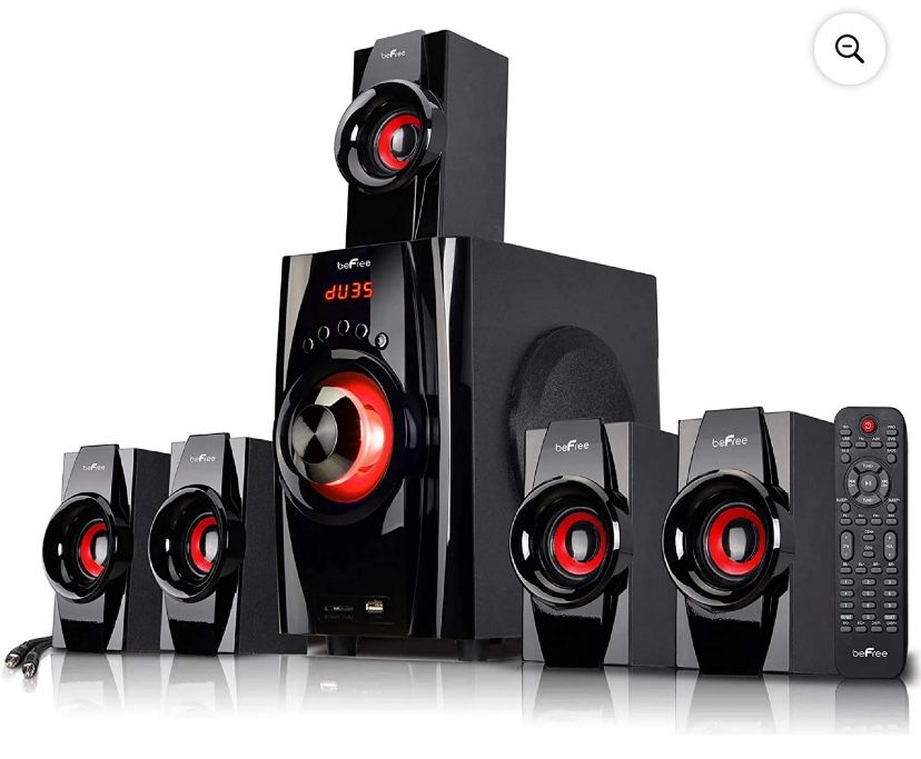 Bluetooth Speaker System with 6.5 in. Amplifier, Red