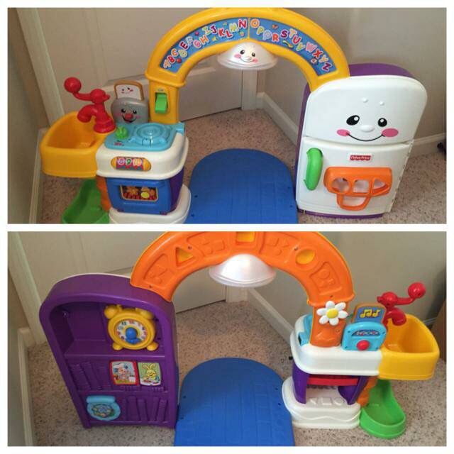 Fisher price sale crawl through kitchen