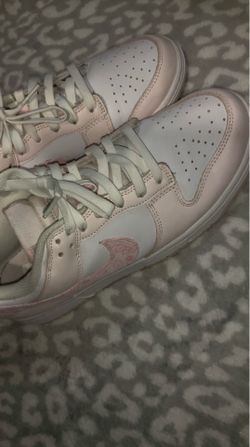 Nike Dunk Low Pink & White Sneakers – Women's – Great Condition