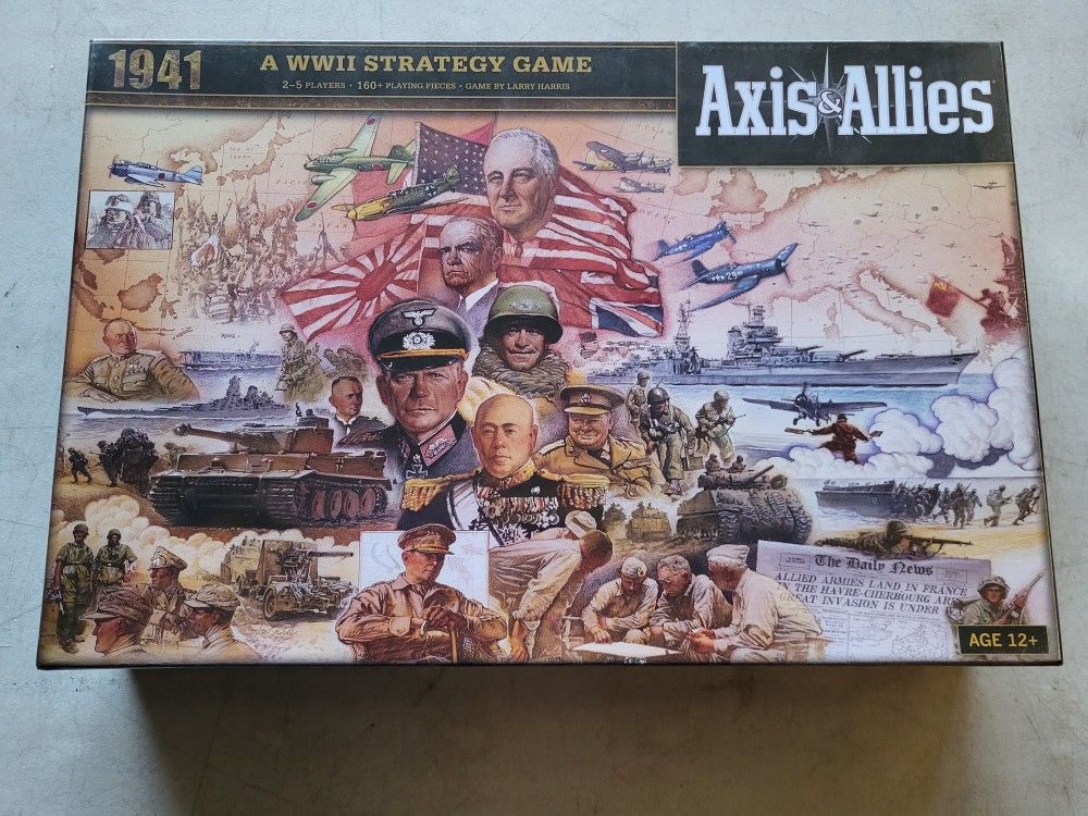 New And Sealed 1941 Allies & Axis WW2 Strategy Board Game Avalon Hill