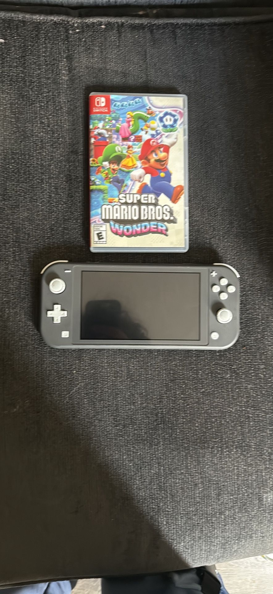 Nintendo Switch Lite With Mario Bros Wonder
