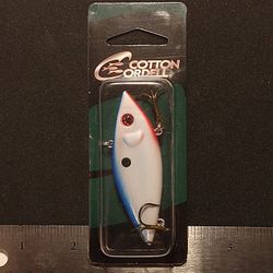Cotton Cordell 1/2 Oz Rattle Blue/White spot shad