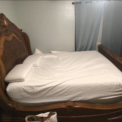 Cortina Sleigh Bed (Just The Frame)