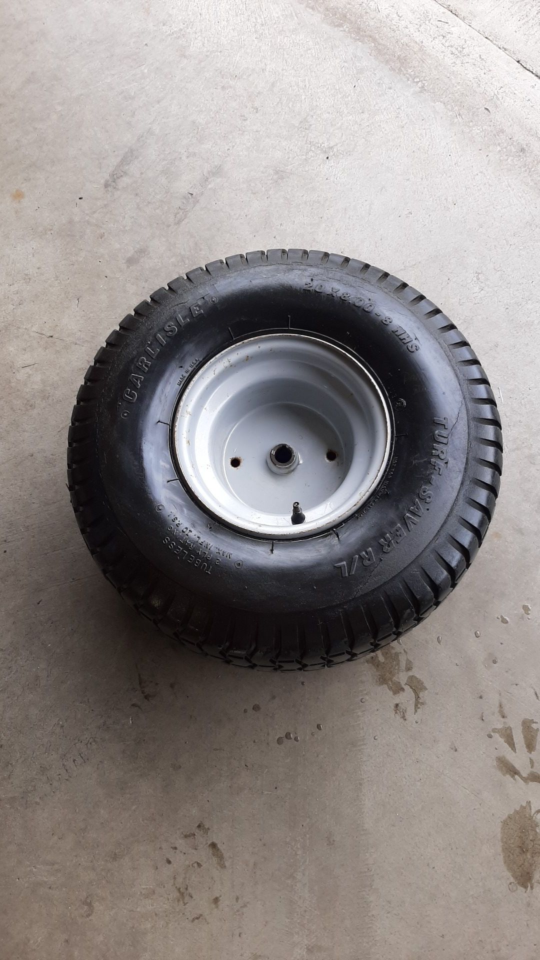 Riding Lawnmower Tractor Rear Wheel and Tire