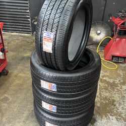255/45/19 CONTINENTAL PRO CONTACT (4 TIRES SEMI NEW 95% TREND LIFE INSTALLATION AND BALANCING🏁)