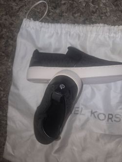 MICHAEL KORS LEATHER CASUAL SLIP ONS SHOES