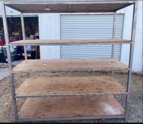 LARGE SHELVING UNIT - 70” WIDE X 33” IN-DEPTH X 79” (TALL) HEIGHT