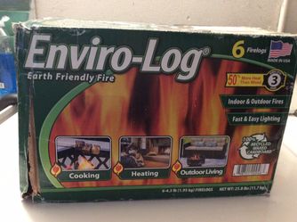 Logs - Enviro Logs (Unopened Box of 6 Logs)