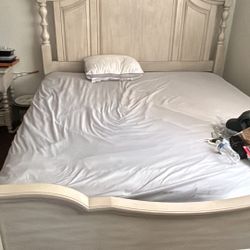 Complete Bedroom Cal King Set Solid Wood Not MDF