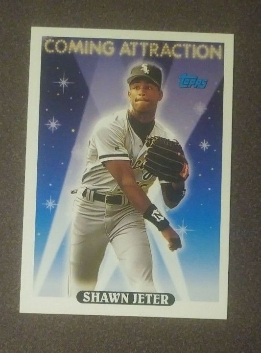 1993 Topps Shawn Jeter Chicago White Sox #800 Coming Attractions Baseball Card Vintage Collectible Sports MLB Trading Major League Pro Professional