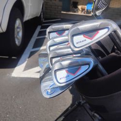 Golf Clubs! Men's Complete Set! Callaway Strata & Tour Edge!