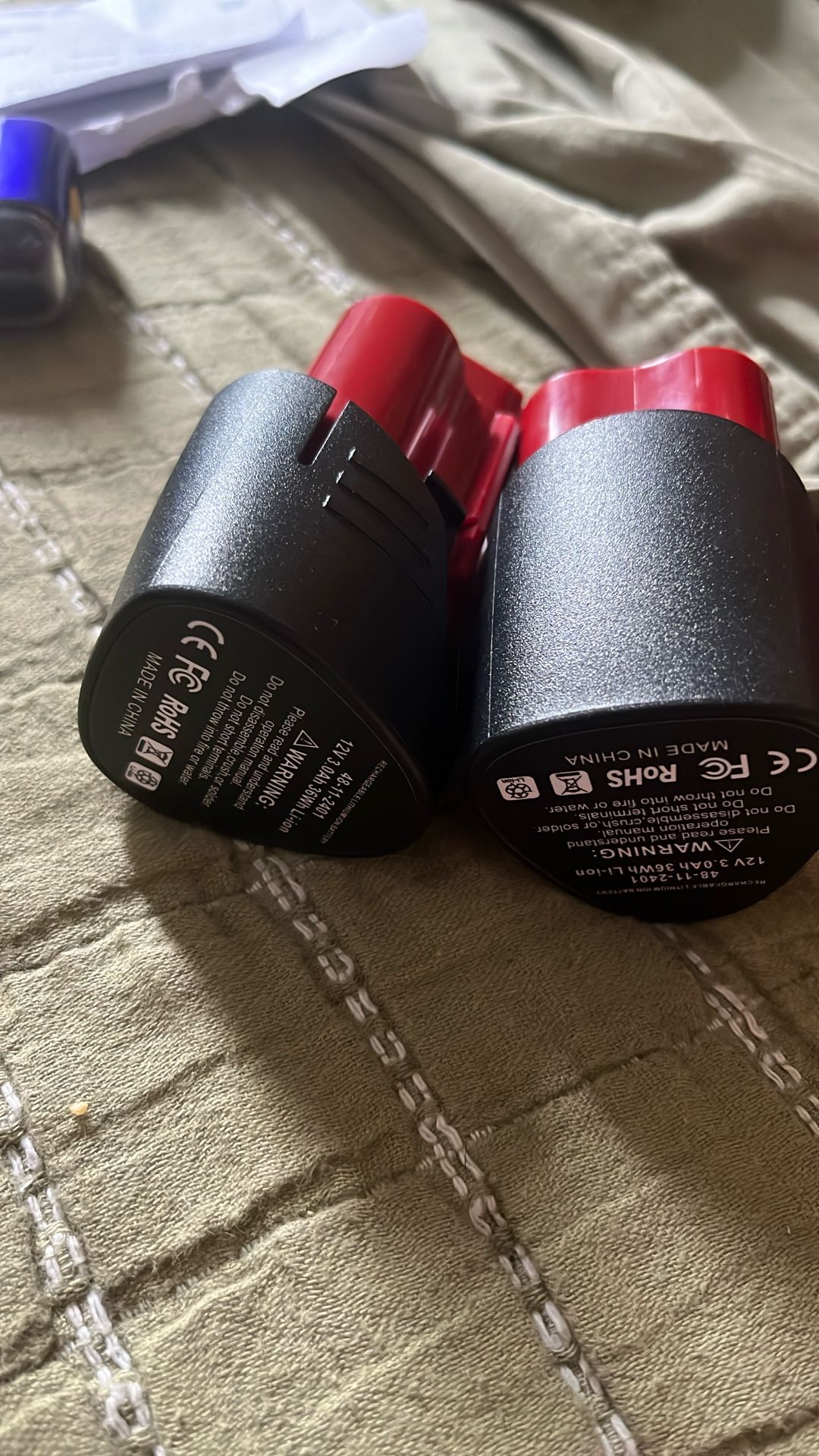 Two M2 Aftermarket Batteries For M2