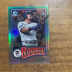 2024 BOWMAN JASSON DOMINGUEZ ROOKIE OF THE YEAR FAVORITE CARD