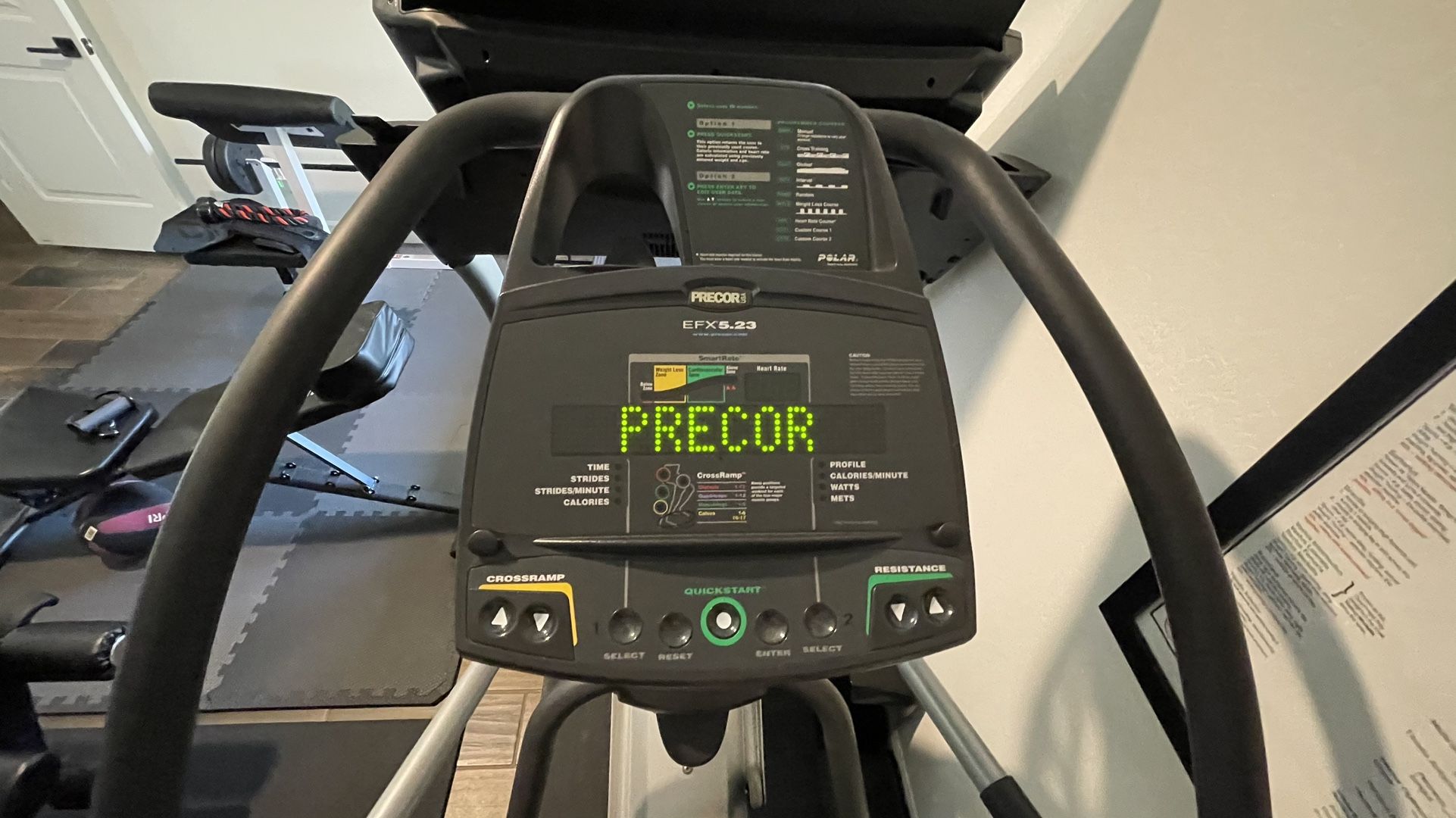 Elliptical EFX 5.23 Precor Hardly Used