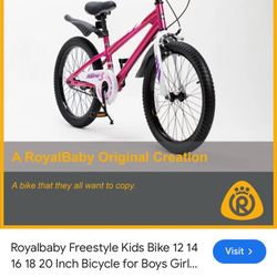 Roayalty Princess Free Style  Bike 18 Inches