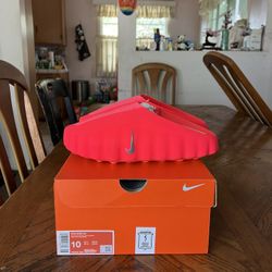 Nike Mind 001 Slide Solar Red Size 10