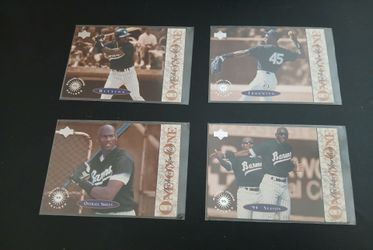 Michael Jordan cards.  $5 each or the 4 for $15 together