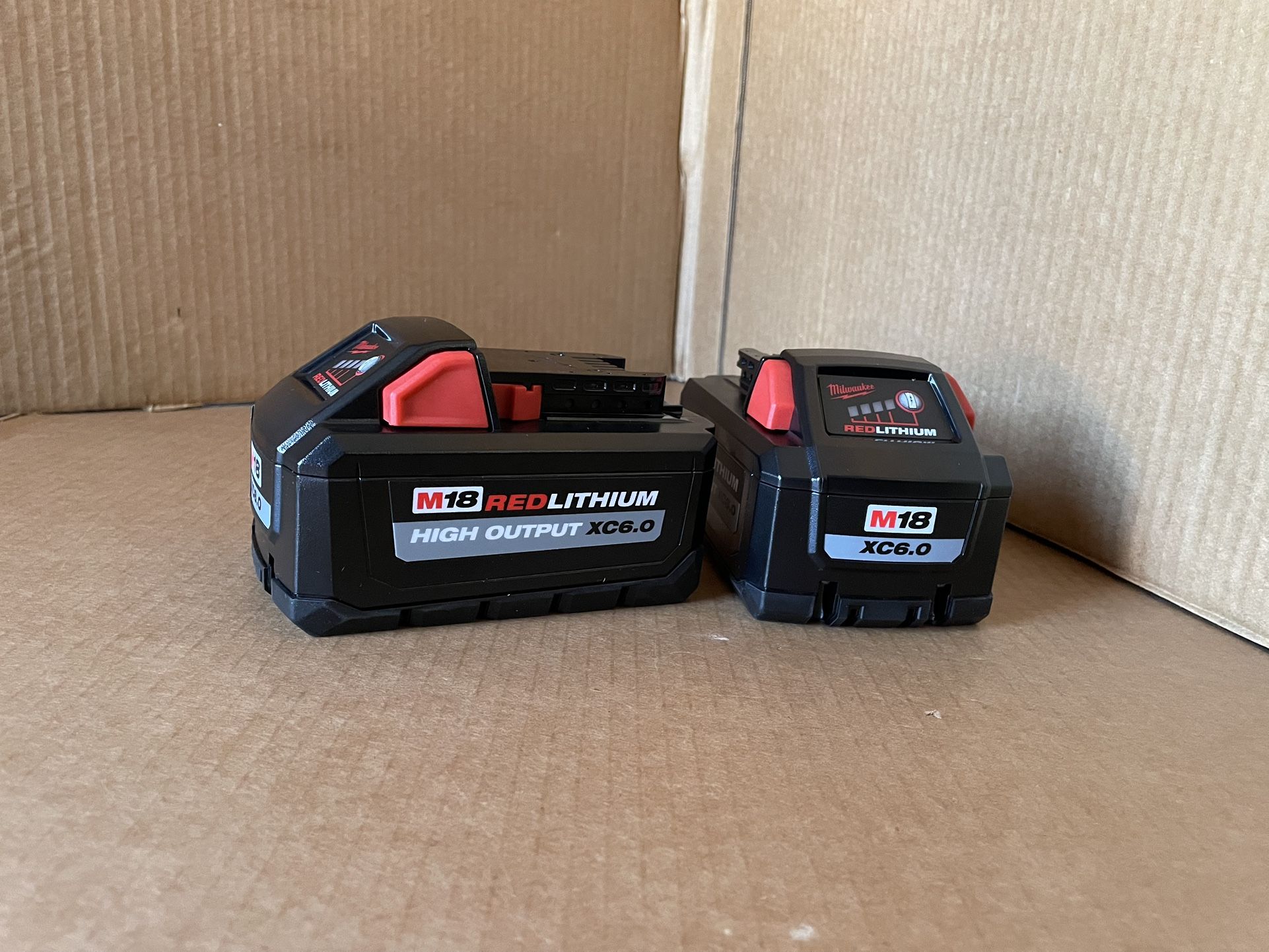 M18 Milwaukee Batteries $100 Each Battery