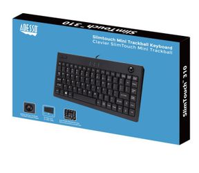 SlimTouch Mini Trackball keyboard