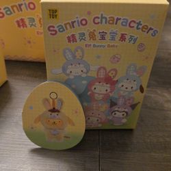 Pompompurin -   Sanrio Characters Elf Bunny Baby Series Plush Vinyl Confirmed Box