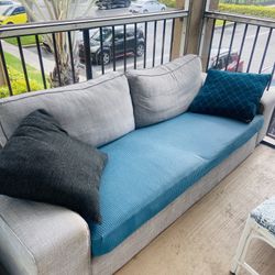Sofa Living Room Table And 2 Sided Table 