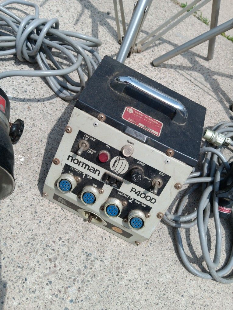 Photography Equipment, Vintage Norman Flash Set