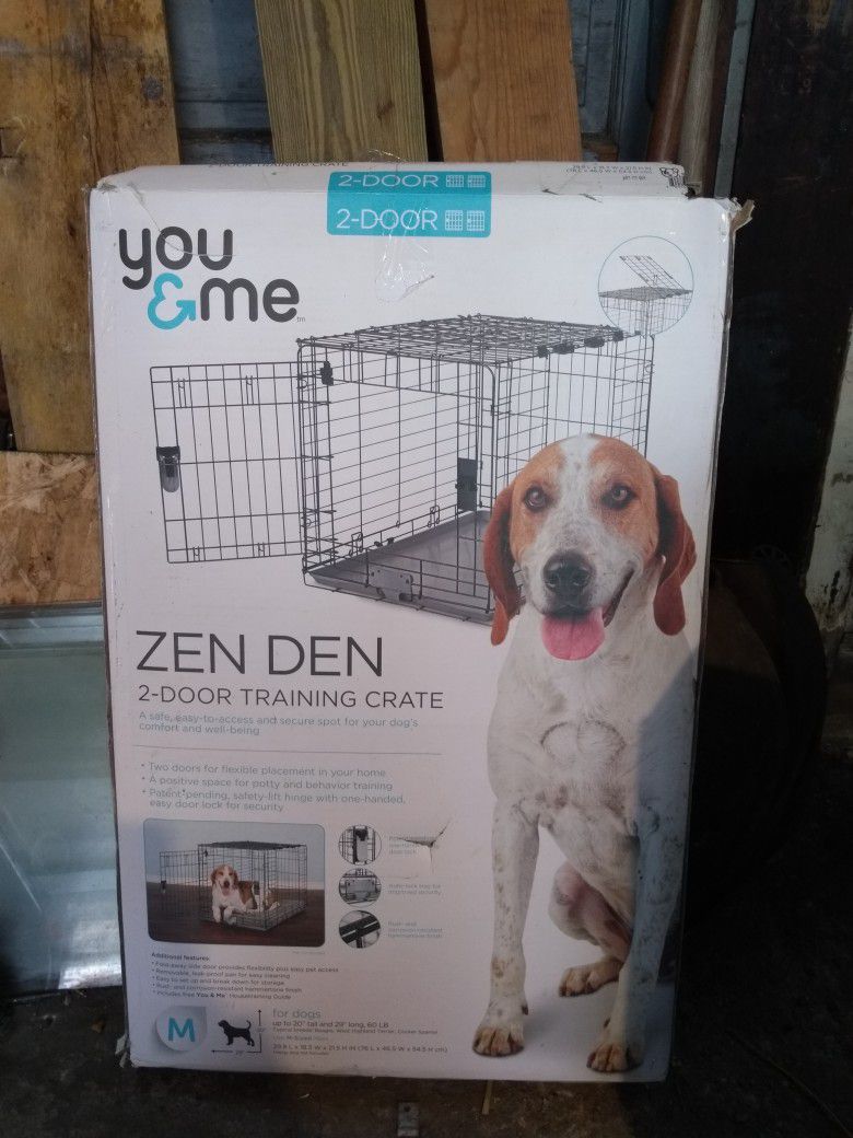 Medium dog crate brand new