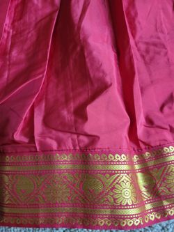 Bharatnatyam costume for 9 years old