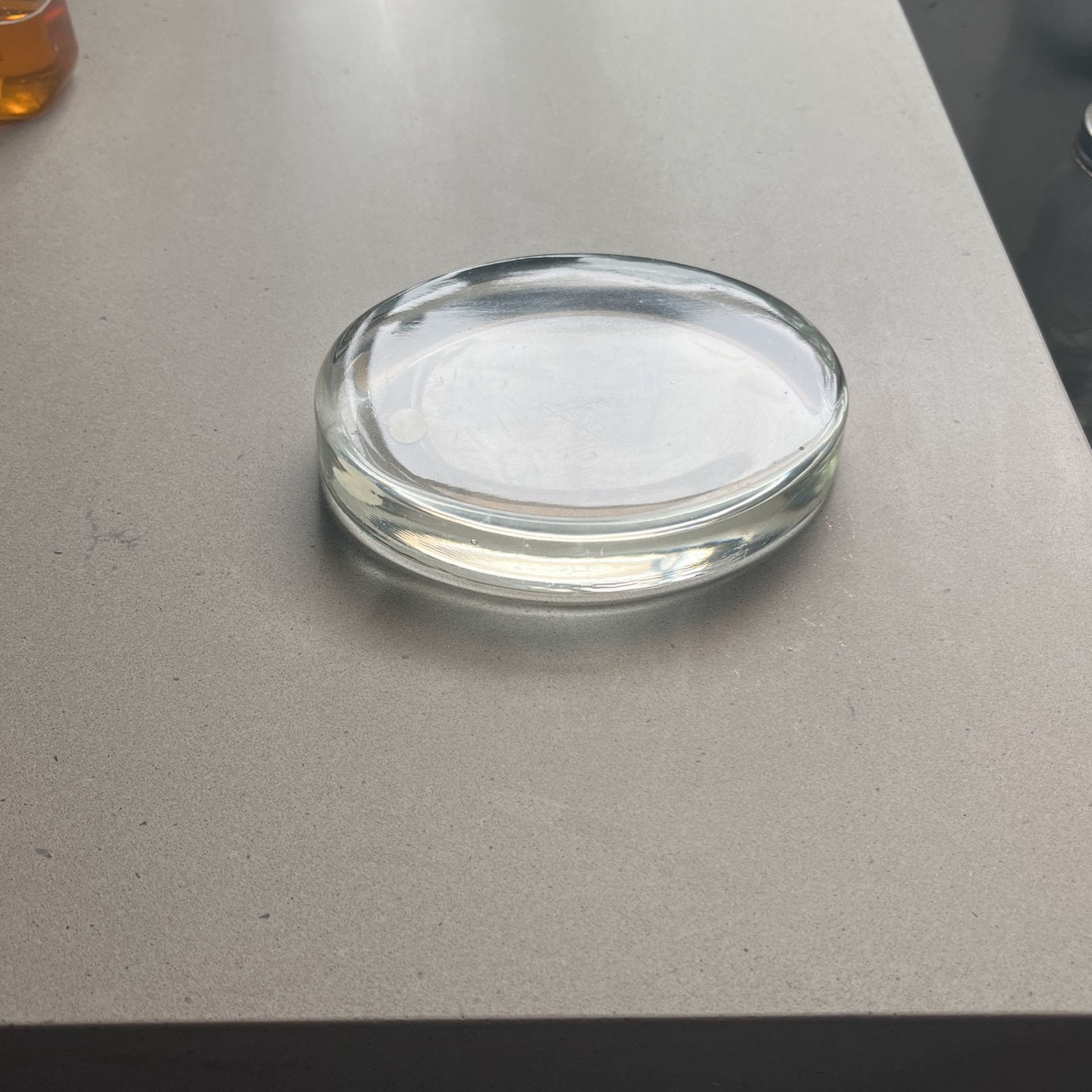 Paperweight Bookend Clear Glass