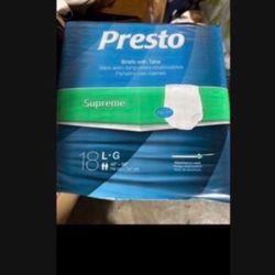 Adult Diapers Size Large With Tabs 12 Packs For 50.00