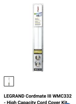 LEGRAND Cordmate III WMC332 - High Capacity Cord Cover Kit